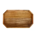Premium Mango Wood Four-Corner Table Serving Tray