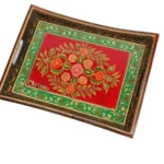 Handcrafted Mango Wood Four-Corner Serving Tray